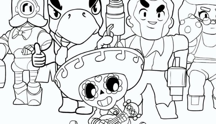 Brawl Stars coloring pages